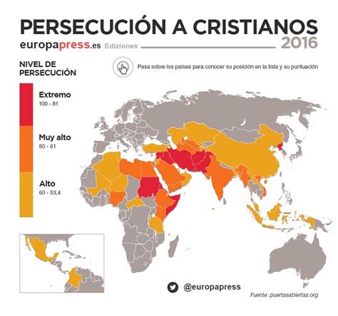 Tres Mapas Que Reflejan La Creciente Persecución A Cristianos En El Mundo