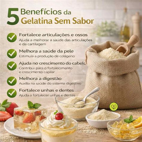 Qual A Melhor Gelatina Natural - Gelatina Sem Sabor à Granel Natural | Rótulo do Bem