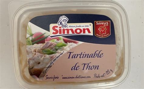 Tartinable De Thon Simon