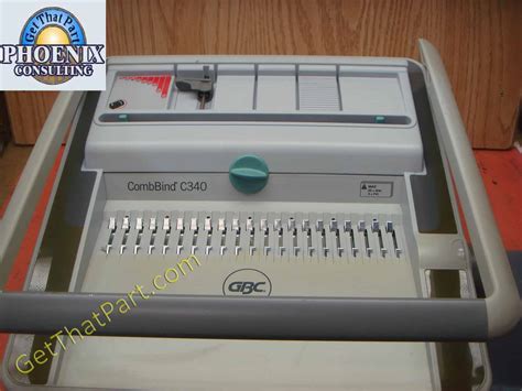 GBC CombBind Manual Punch Comb Binding Machine C340