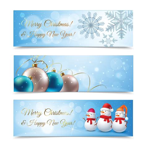 Christmas Banners Vector Illustration Vector Art At Vecteezy