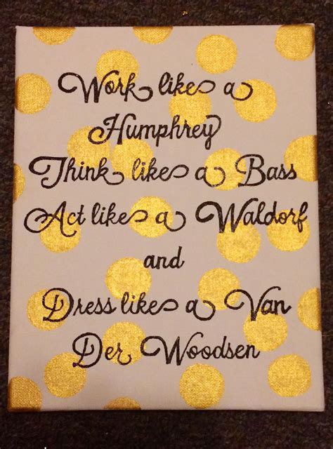 Gossip Girl Quote Canvas For My Little Sorority Crafts Crafts