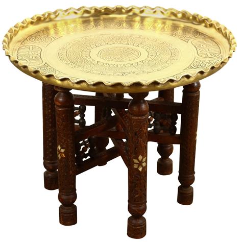 Moroccan Brass Tray Tea Coffee Table Coffee Table Design Ideas