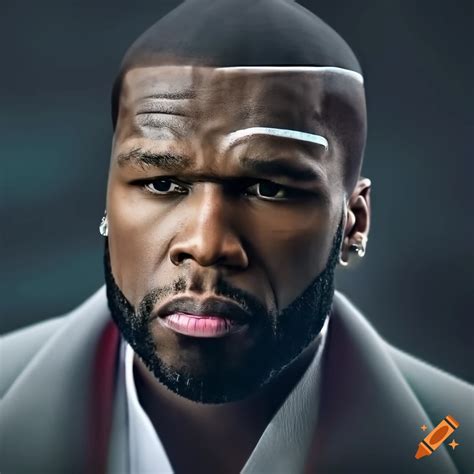 Strong 50 Cent On A Luxury Boat Photorealistic Skin Texture Without