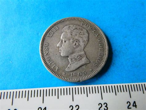 Spanien 1905 2 Pesetas Silber Kaufen Auf Ricardo