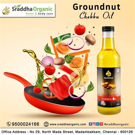 Groundnut Oil For Enquiry Call Us 9500024166 Sraddha Organic Sraddhaorganic Groundnut Oil