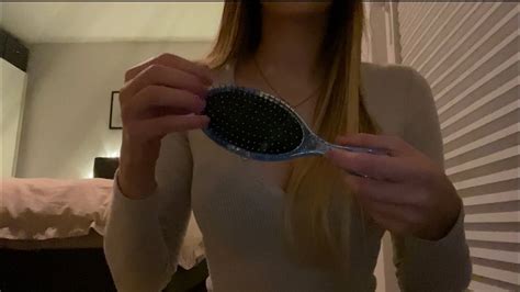 Asmr Brushing Braiding Your Hair With Different Kinds Of Brushes