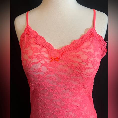 Victorias Secret Lacey Lingerie Night Gown Size Medi Gem