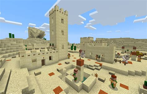 New Desert Village & Villagers (Village & Pillage Update Concept) [Creation] | Minecraft PE Maps