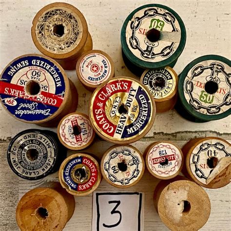 Wooden Spools Etsy