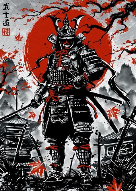 Samurai Drawing Samurai Artwork Japanese Art Samurai Japanese