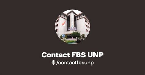 Contact FBS UNP Instagram Facebook Linktree