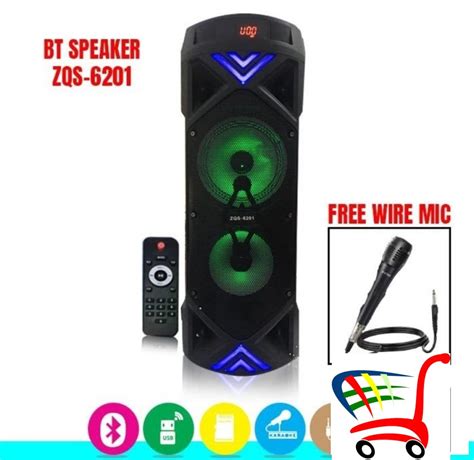 BLUETOOTH ZVUČNIK ZQS-6201/Karaoke zvučnik - BLUETOOTH ZVUČNIK ZQS-6201 ...