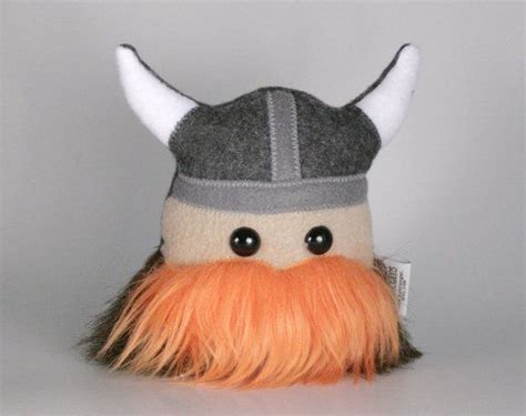 Little Stuffed Viking Warrior Mini Magnus Plush Friend 2000 Via