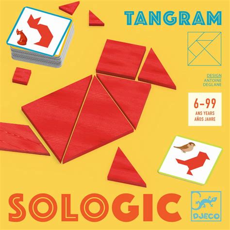 TANGRAM Jeu Sologic De DJECO 8470