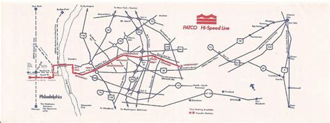 Transit Maps: Historical Map: PATCO Hi-Speed Line (Philadelphia and ...