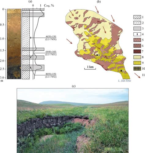 Structure Of Holocene Aeolian Deposits Distribution Of The Zones