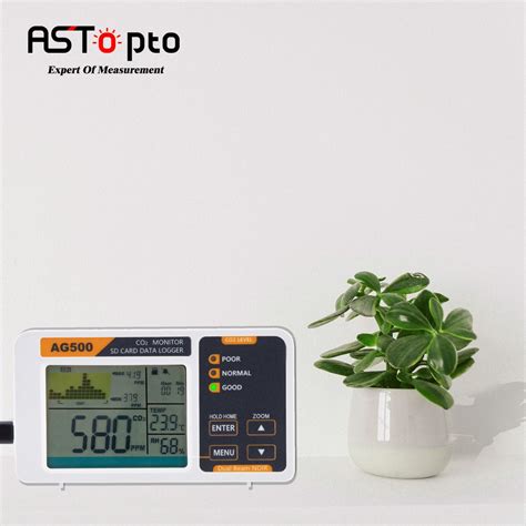 Smart Dual Beam Ndir CO2 Detector Indoor Air Quality Tester Wholesale