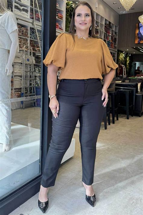 Cal A Preta Plus Size Skinny Vk Moda Plus Size