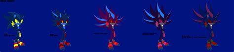 Nega Shadic And His Forms Revamp Drawing By Angryflame321 On Deviantart