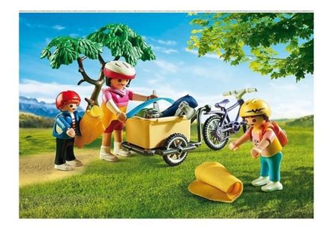 Playmobil Paseo Familiar De Monta A En Bicicleta Stock Cuotas