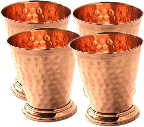 Amazon Parijat Handicraft Mint Julep Cup Pure Copper Moscow Mule