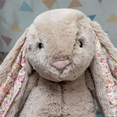 Grande Peluche Lapin Beige Bea Collection Blossom Jellycat Large