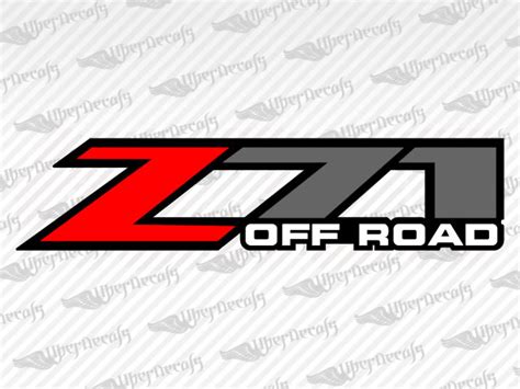 Chevy Z71 Off Road Decal Stickers