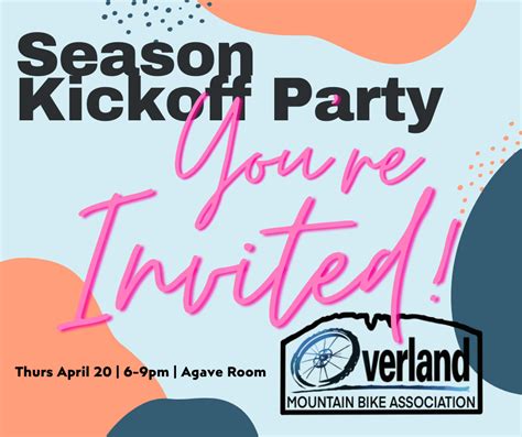 Season Kickoff Party Overland Mountain Bike Association