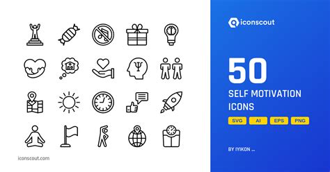 Download Self Motivation Icon Pack Available In Svg Png And Icon Fonts