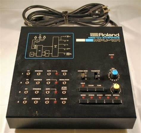 Matrixsynth Roland Mpu 101 Midi Cv Gate 4 Channel Converter Interface