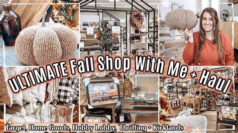 NEW FALL SHOP WITH ME 2023 FALL DECOR HAUL TARGET HOME GOODS