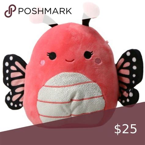 Squishmallows Andreina The Butterfly In In Travel Pillow