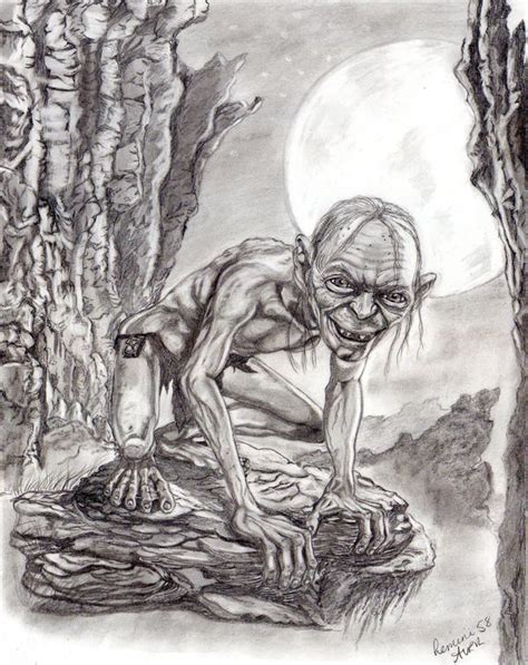 Gollum -finished- by Gemini58 on DeviantArt