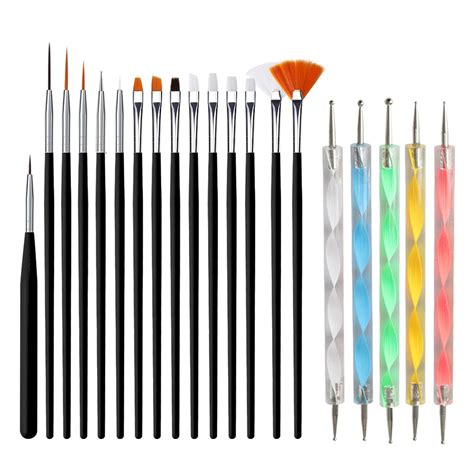 Kit D Outils De Manucure Pour Nail Art Brosse Pour Gel UV Peinture