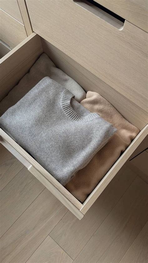 Sweater Drawer Organization Ideas