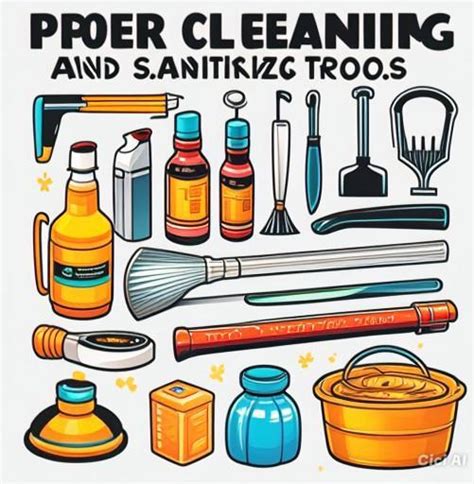 Make A Slogan On Proper Cleaning And Sanitizing Kitchen Tools Utensils