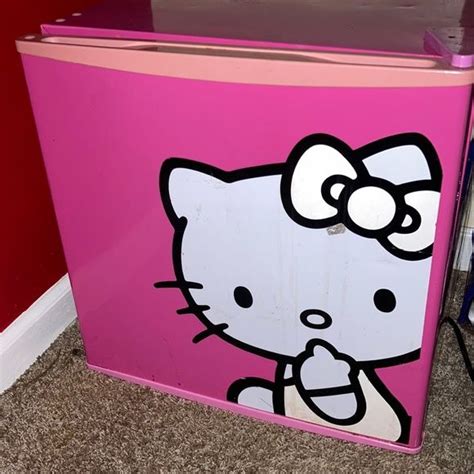 Hello kitty mini fridge💞💞!! in 2024 | Hello kitty items, Hello kitty, 18th birthday gifts