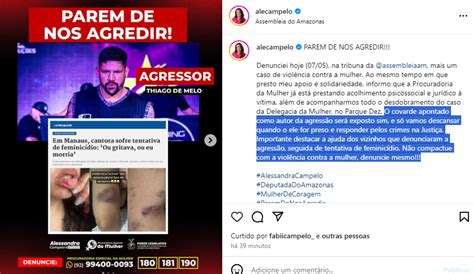 Cantora Denuncia Namorado Que é Lutador De Mma Por Agressão E Tentativa