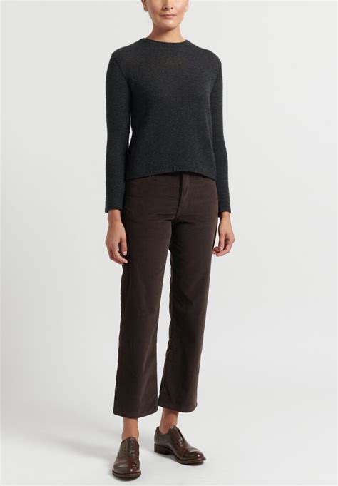 The Row Corduroy Montero Pants In Saddle Brown Santa Fe Dry Goods