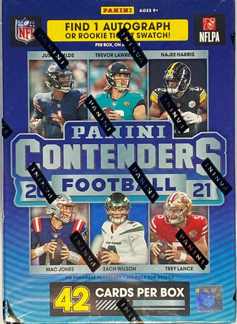 Купить 2021 Panini Contenders NFL Football Factory Sealed Blaster на