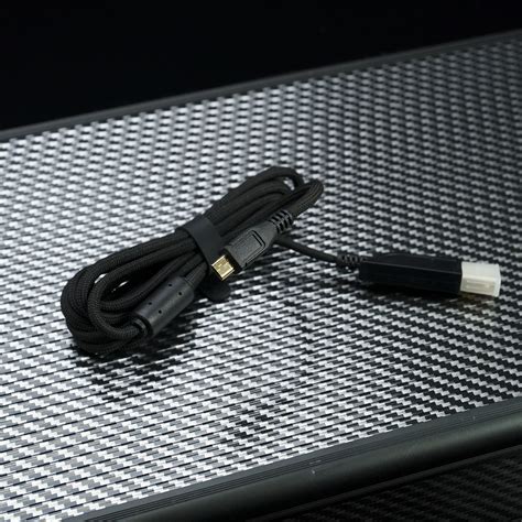 Гибкий игровой кабель Paracord Type C Micro USB для мыши GPW G Pro X ...