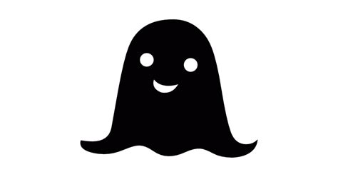 Cute Ghost Silhouette