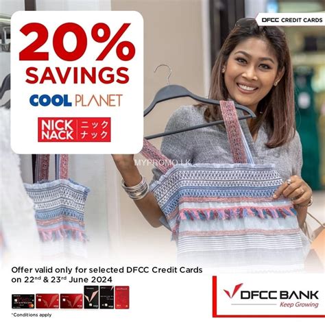 20 Savings On Selected Products At Cool Planet And Nick Nack With Dfcc