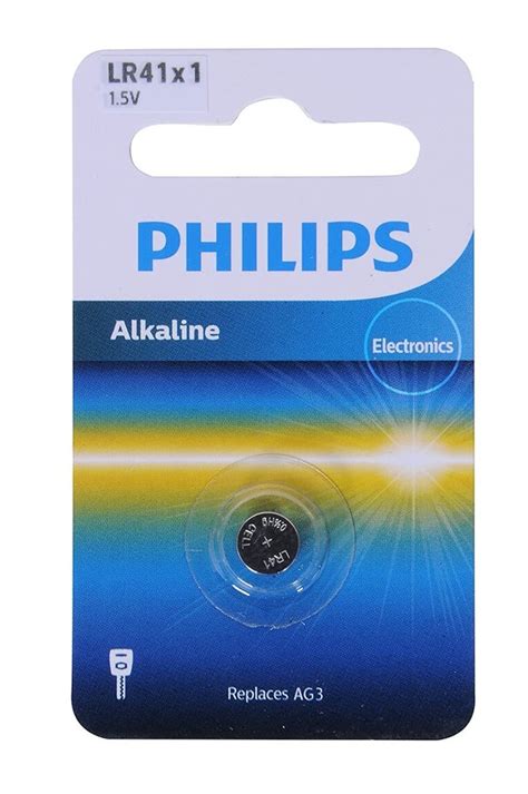 Lithium Philips Minicells Alkaline Battery Lr Single Pack Blue