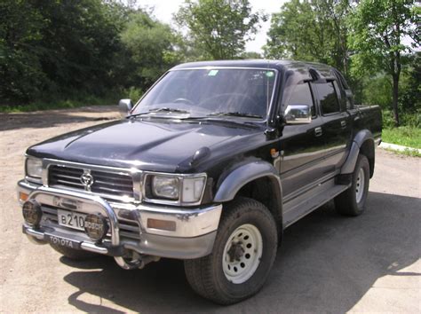 1996 Toyota Hilux Pick Up Specs Engine Size 2446cm3 Fuel Type Diesel