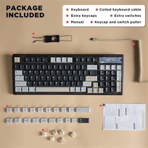 Buy YUNZII Keynovo IF Key Hot Swappable Gasket Mounted Mechanical Keyboard With RGB
