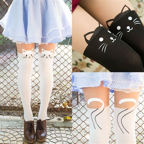 Kawaii Cat Thigh High Tightspantyhose · Cute Kawaii Cuteharajuku · Online Store Powered By