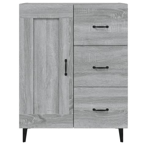 Tip Buffets Bahuts Buffet Sonoma Gris X X Cm Bois D