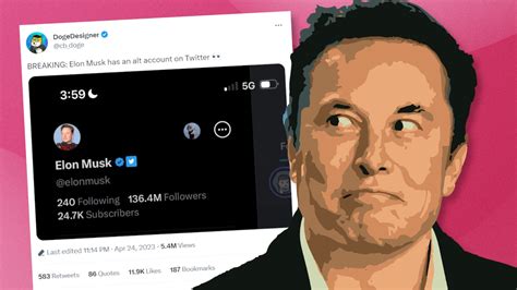 Elon Musks Geheimer Zweitaccount Das Twittert Der Multimilliard R